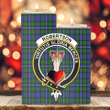 1sttheworld Candle Holder - Robertson Hunting Modern Clan Tartan Crest Tartan Candle Holder A7 | 1sttheworld