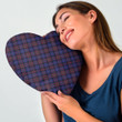 1sttheworld Pillow - Pride of Scotland Tartan Heart Shaped Pillow A7 | 1sttheworld