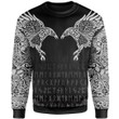 1sttheworld Sweatshirt The Raven Of Odin Tattoo A7