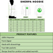 1sttheworld Sherpa Hoodie A27 - Fenrir Vikings Tattoo 3D A27