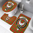 1sttheworld Home Set - Leask Clan Tartan Crest Tartan Bathroom Set A7 | 1sttheworld