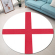 1sttheworld Rug - Flag of England Round Rug A7