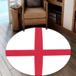 1sttheworld Rug - Flag of England Round Rug A7 | 1sttheworld