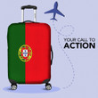 1sttheworld Luggage Cover - Flag of Portugal Luggage Cover A7