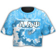 (Custom) 1sttheworld Clothing - Alpha Lambda Psi Paisley Bandana Tie Dye Style Croptop T-shirt A7 | 1sttheworld.store