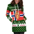 Norway Christmas Hoodie Dress K5