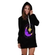Celticone Wicca Hoodie Dress - The Moon Sees My Soul - BN21