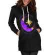 Celticone Wicca Hoodie Dress - The Moon Sees My Soul - BN21