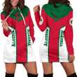 Algeria Hoodie Dress Flag Rising Women A10 | 1sttheworld.com
