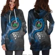 Scotland Celtic Hoodie Dress - Dragon & Thistle With Celtic - BN23