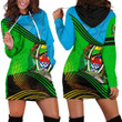 Tanzania Hoodie Dress Fall In The Wave K7 | 1sttheworld.com
