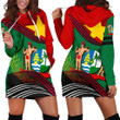 Suriname Hoodie Dress Fall In The Wave K7 | 1sttheworld.com
