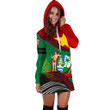 Suriname Hoodie Dress Fall In The Wave K7