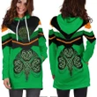 Celtic All Over Print Hoodie Dress - Irish Shamrock With Celtic Patterns - BN21