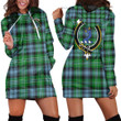 1sttheworld Hoodie Dress - Arbuthnot Ancient Clan Tartan Crest Hoodie Dress A7 | 1sttheworld.com
