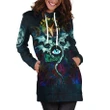 Celtic Wicca Women's Hoodie Dress - Occult Emblem of Witchcraft - BN21