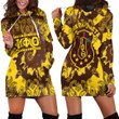 (Custom) 1sttheworld Clothing - Iota Phi Theta Paisley Bandana Tie Dye Style Hoodie Dress A7 | 1sttheworld.com
