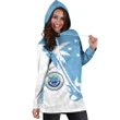 Federated States of Micronesia Coconut Tree Hoodie Dress K4