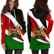 Kenya Impressive Flag Hoodie Dress A15