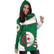 Algeria Women's Hoodie Dress Circle Stripes Flag Special K13