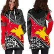 Papua New Guinea Hoodie Dress Fall In The Wave K7