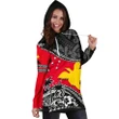 Papua New Guinea Hoodie Dress Fall In The Wave K7