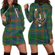 1sttheworld Hoodie Dress - Aiton Clan Tartan Crest Hoodie Dress A7 | 1sttheworld.com
