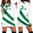 Nigeria Special Flag Hoodie Dress A7 | 1sttheworld.com
