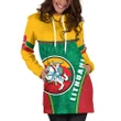 Lithuania - Lietuva Women Hoodie Dress Circle Stripes Flag Proud Version K13