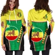 Ethiopia Lion Women Hoodie Dress Circle Stripes Flag Version K13