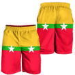 1sttheworld Men's Short - Flag of Myanmar Men's Short A7