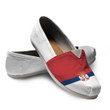 1sttheworld Casual Shoes - Flag of Serbia Casual Shoes A7