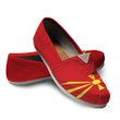 1sttheworld Casual Shoes - Flag of North Macedonia Casual Shoes A7