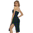 1sttheworld Dress - Campbell Modern Clan Tartan Women's Back Cross Cami Dress A7