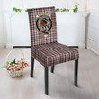 1sttheworld Dining Chair Slip Cover - Borthwick Dress Ancient Clan Tartan Dining Chair Slip Cover A7