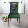 1sttheworld Dining Chair Slip Cover - MacKenzie Modern Clan Tartan Dining Chair Slip Cover A7 | 1sttheworld