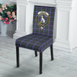 1sttheworld Dining Chair Slip Cover - Hunter Modern Clan Tartan Dining Chair Slip Cover A7