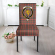 1sttheworld Dining Chair Slip Cover - Cumming Hunting Weathered Clan Tartan Dining Chair Slip Cover A7 | 1sttheworld