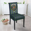 1sttheworld Dining Chair Slip Cover - Baillie Modern Clan Tartan Dining Chair Slip Cover A7