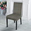 1sttheworld Dining Chair Slip Cover - Haig Check Tartan Dining Chair Slip Cover A7