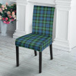 1sttheworld Dining Chair Slip Cover - Lyon Clan Tartan Dining Chair Slip Cover A7