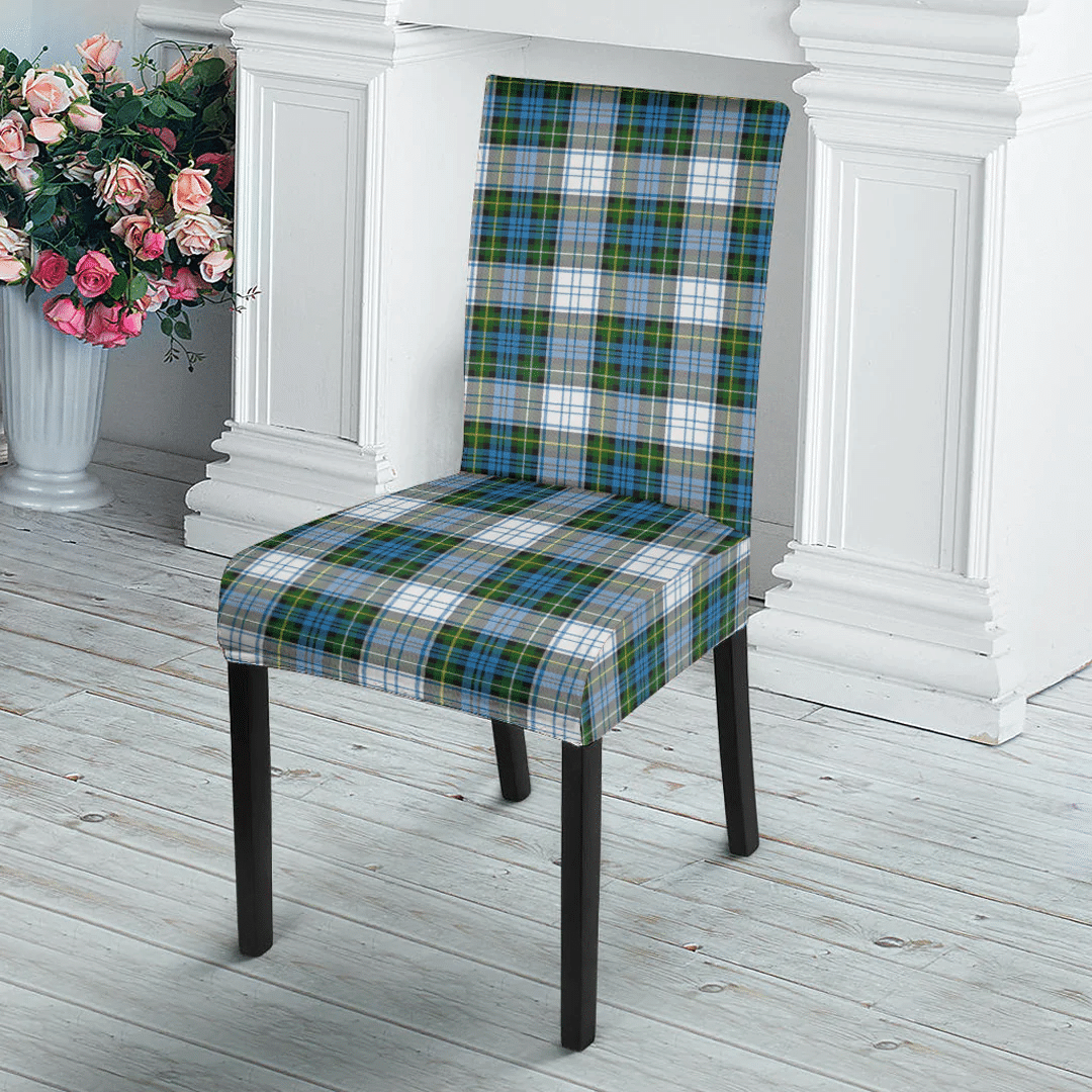1sttheworld Dining Chair Slip Cover - Campbell Dress Tartan Dining Chair Slip Cover A7