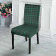 1sttheworld Dining Chair Slip Cover - Ross Hunting Modern Tartan Dining Chair Slip Cover A7