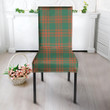 1sttheworld Dining Chair Slip Cover - Menzies Green Ancient Tartan Dining Chair Slip Cover A7 | 1sttheworld