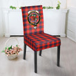 1sttheworld Dining Chair Slip Cover - Fraser Modern Clan Tartan Dining Chair Slip Cover A7