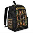 1sttheworld Backpack - Ancient Aztec Gods Backpack A7