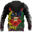 1sttheworld Anzac Day Clothing - Lest We Forget - Anzac Day 3D Hoodie