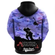 Anzac Day 2023 We Will Always Remember Hoodie Zip A30