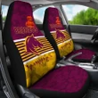 Brisbane Broncos Car Seat Covers Anzac Day Simple Style - Maroon A7