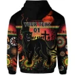 (Custom Personalised) Penrith Zip Hoodie Indigenous Panthers Anzac Day Lest We Forget, Custom Text And Number A7
